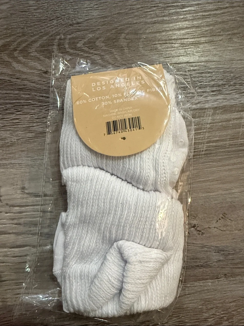 Souls. White Cloud Socks — Non-Slip Slouch Socks size Medium / Large